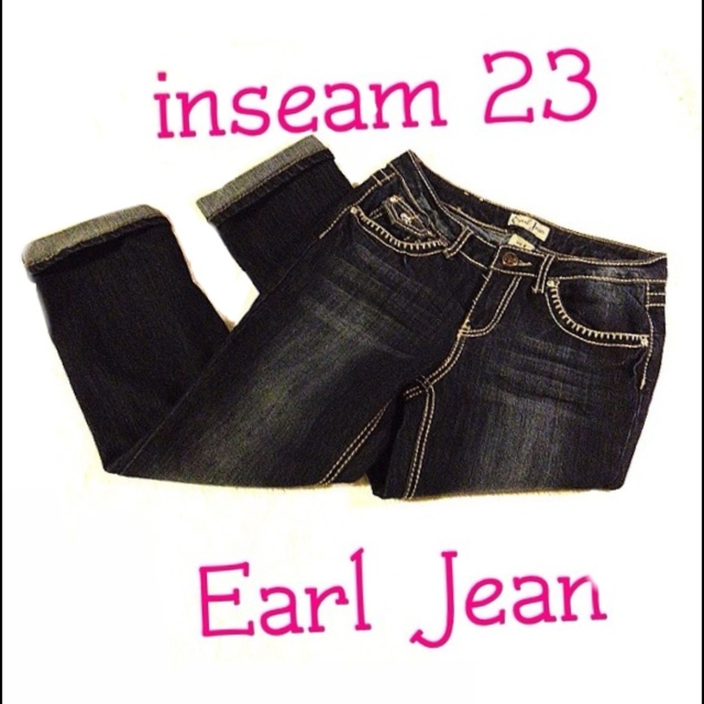 M3) Earl Jean Women’s Size 4 Dark Wash Jeans – Inseam 23”
